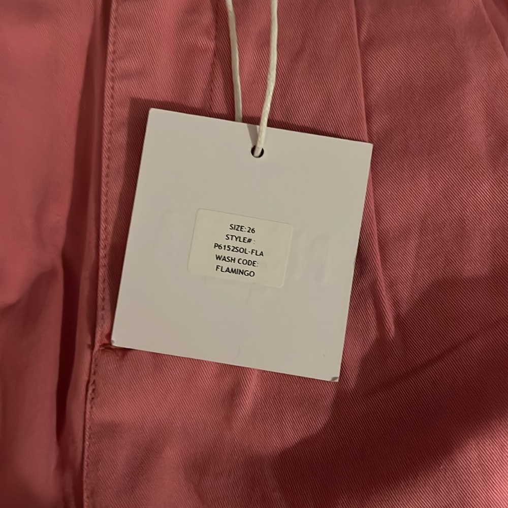 NWT PISTOLA Kellin Pleated Trouser in Pink flamingo size 26 - Picture 7 of 10